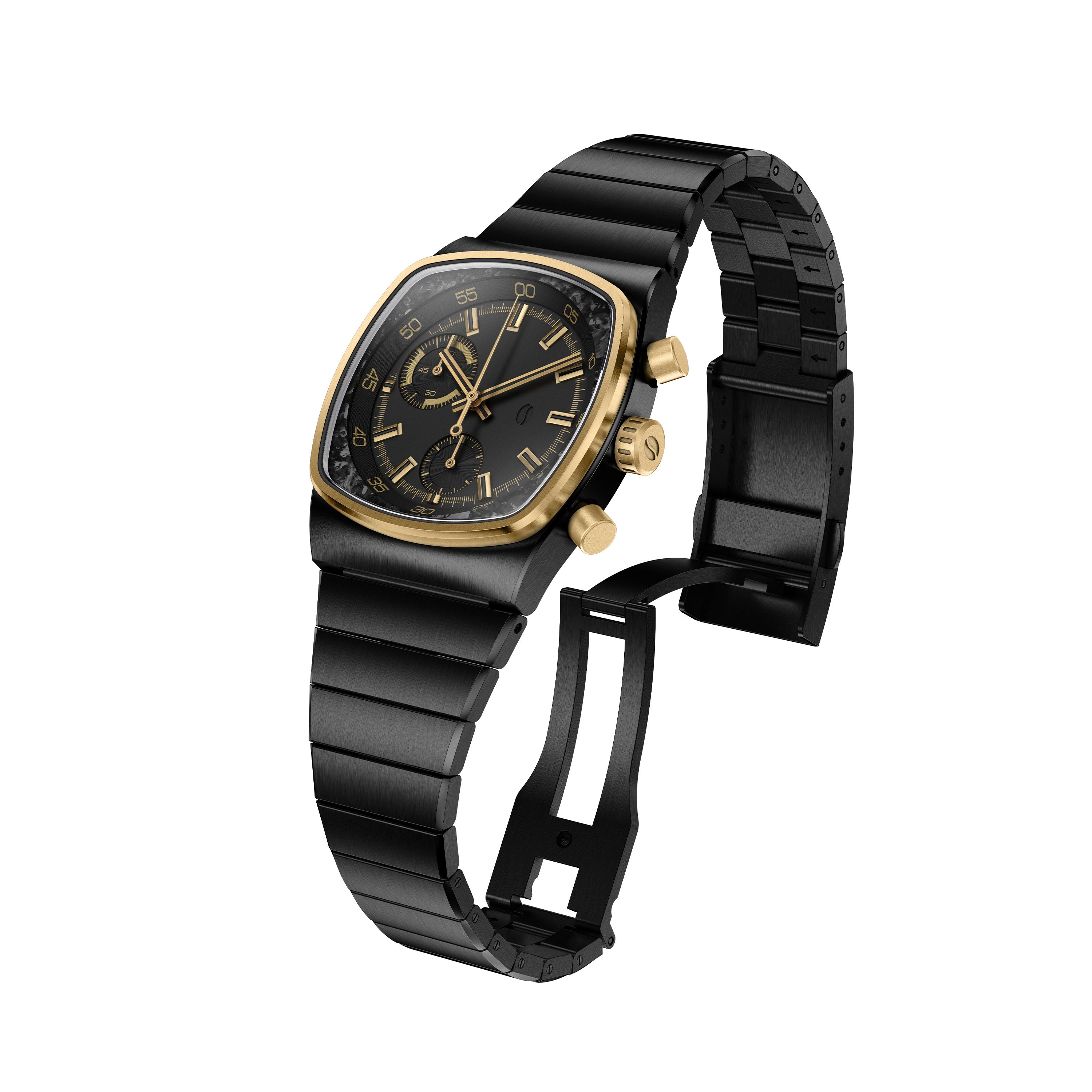 Earth - Black & Gold Carbon